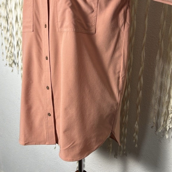Prana Railay Button Down Long Sleeve Tunic Top Relaxed Fit M - Picture 4 of 15